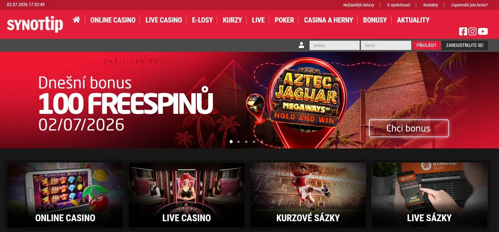 zahranin-casino-bonus-bez-vkladu-SYNOT-TIP